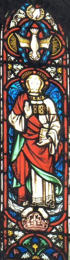 Chancel S (E) window in St Mary, Hawridge 