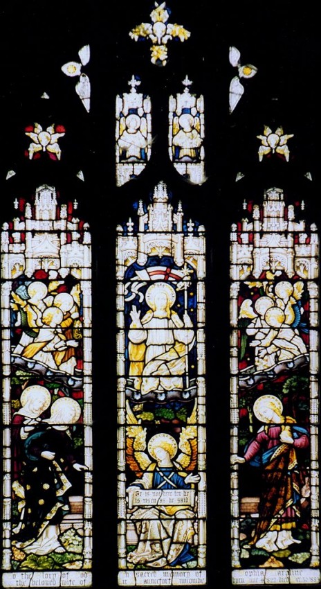 West window in St Mary, Great Brickhill 