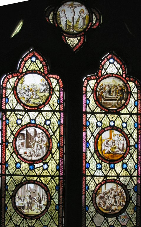 S Transept S (W) window in St Mary the Virgin, Addington 